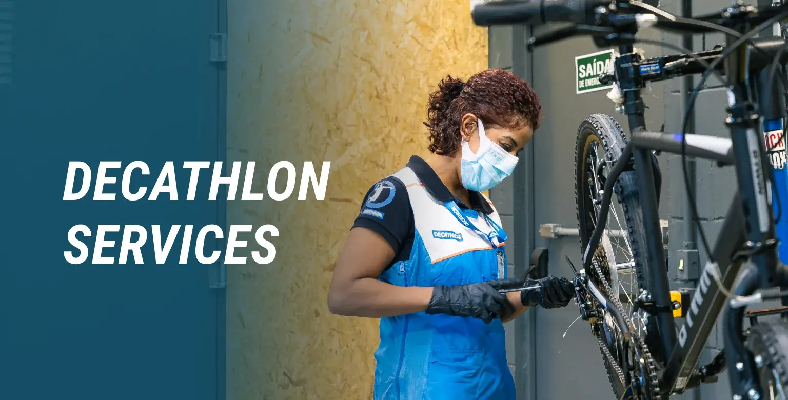 Decathlon shop bike repairs